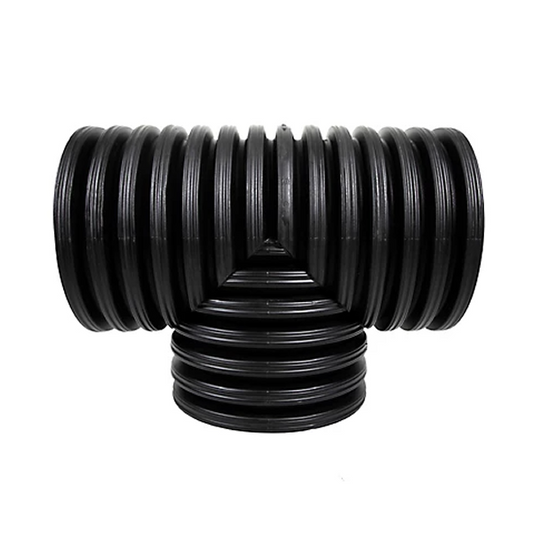 WT CORRUGATED TEE PLAIN END - EXTRUDED