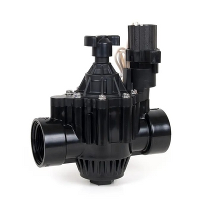Rainbird Plastic PGA Series Combination Globe and Angle Electric Remote Control Valve, 2"/24 VAC
