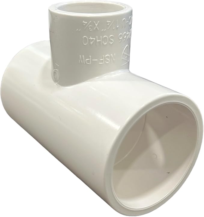 Reducing Tee PVC SCH40 5 Pack