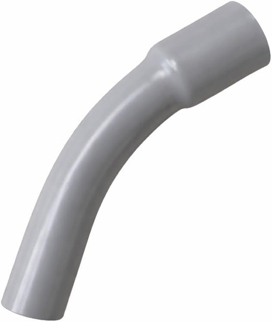 3/4" PVC Conduit 45° Sweep Elbow – Heavy-Duty Electrical Fitting for Underground Use, 5 Pack