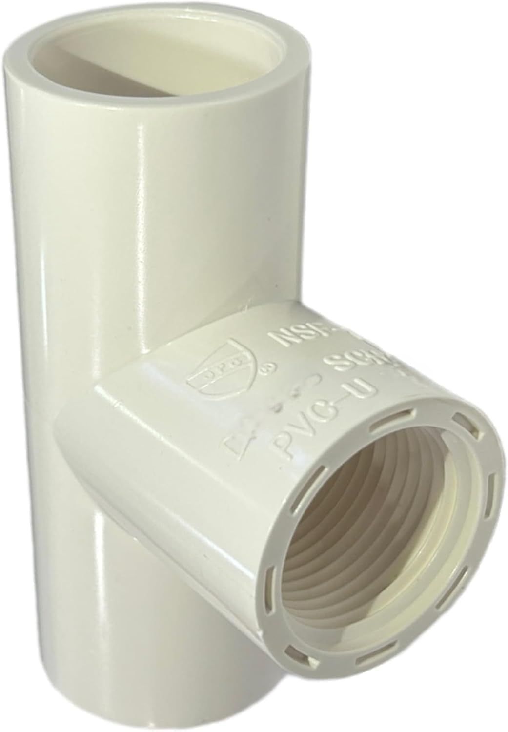 Reducing Female Threaded Tee, (Slip x Slip x Thread) PVC SCH40 5 Pack