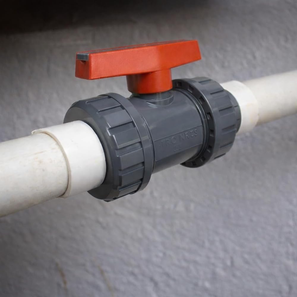 Sch 80 PVC 3 Inch True Union Ball Valve, NPT Thread