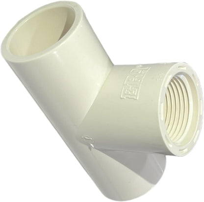 Reducing Female Threaded Tee, (Slip x Slip x Thread) PVC SCH40 5 Pack