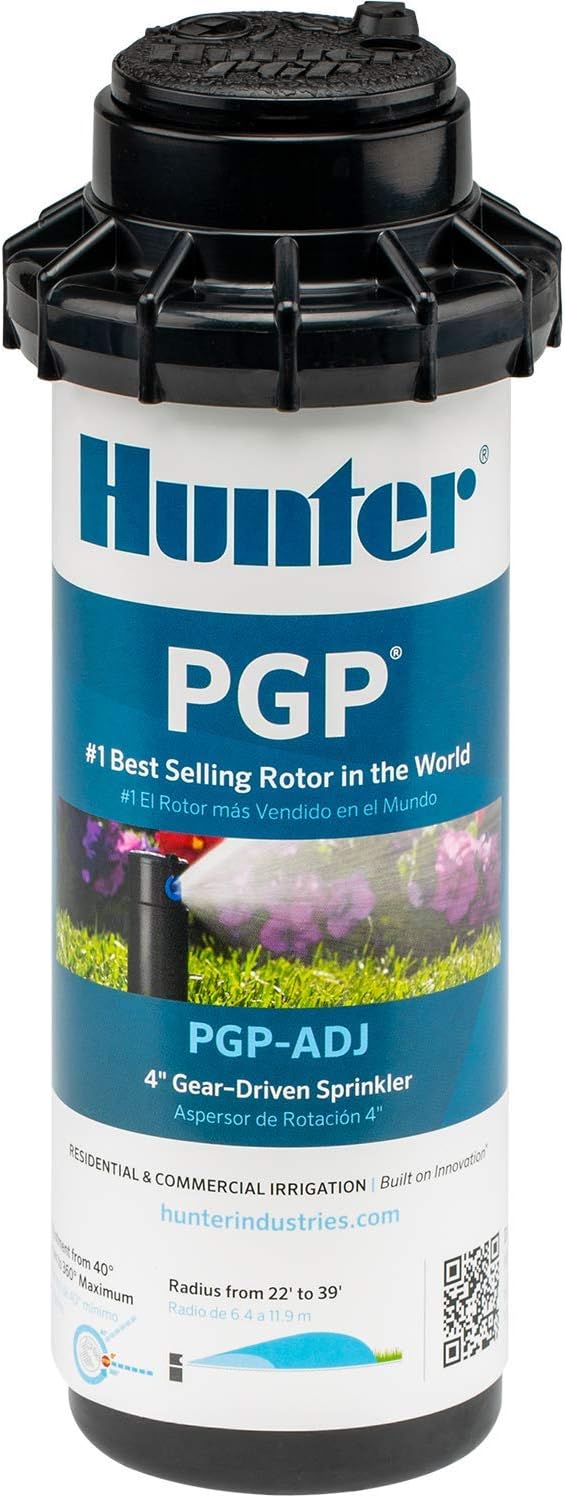 Hunter PGP Ultra Rotor Sprinkler Heads 4-Pack – Includes Adjustment Tool