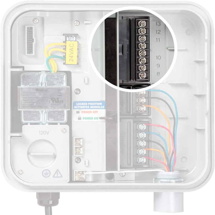 Hunter PCM-900 9-Station Expansion Module – Add Zones for Pro-C & Hydrawise HPC Controllers