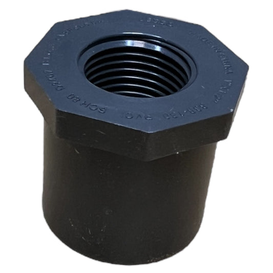 PVC Reducer Bushing MPS x FPT Sch80