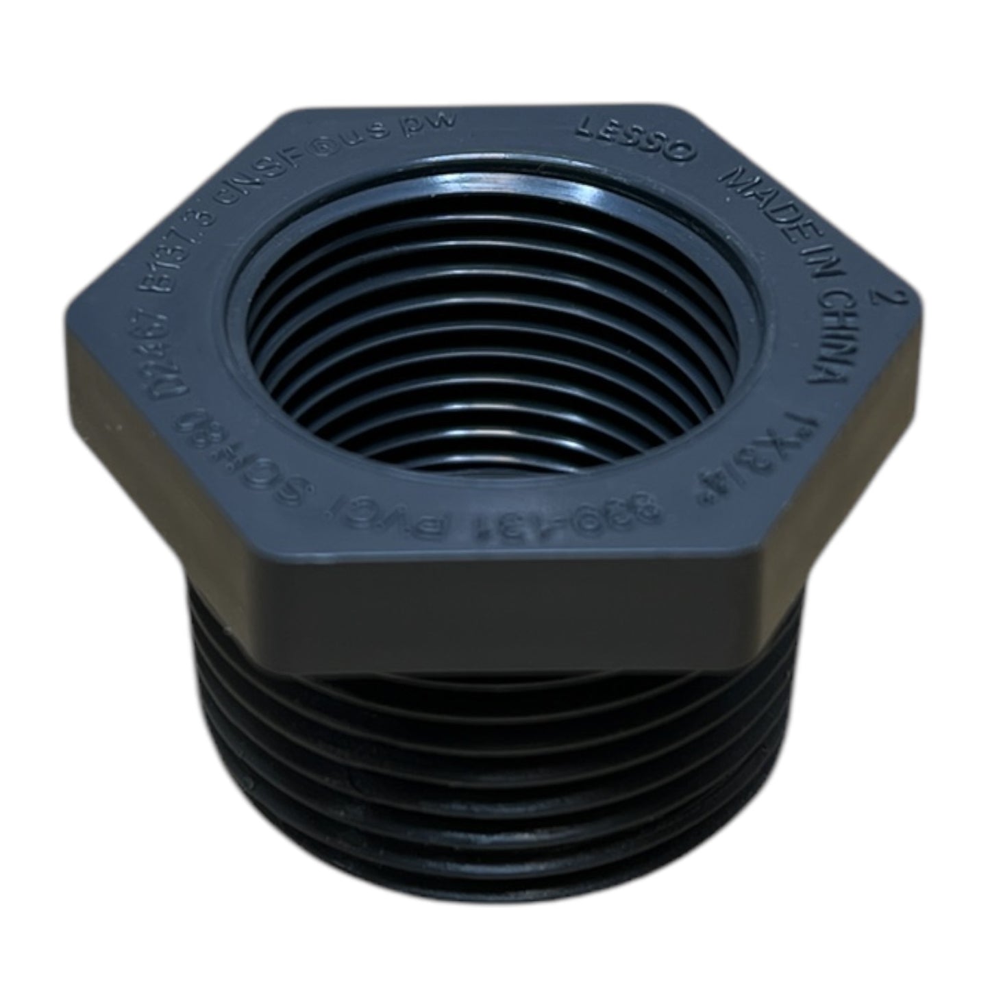 PVC Reducer Bushing MPTxFPT Sch80