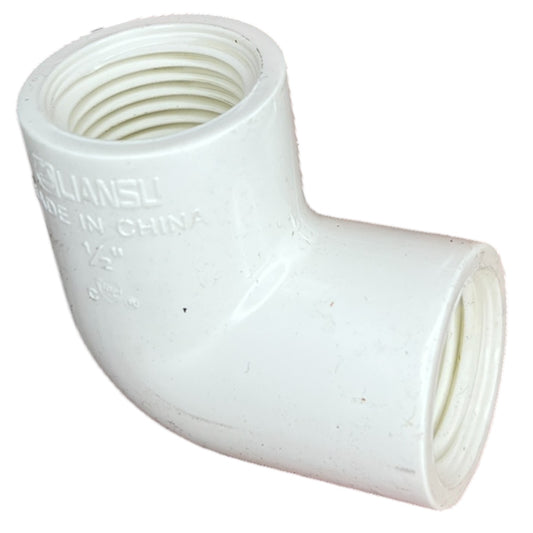 PVC 90* Thread Elbows Sch40 FPT x FPT