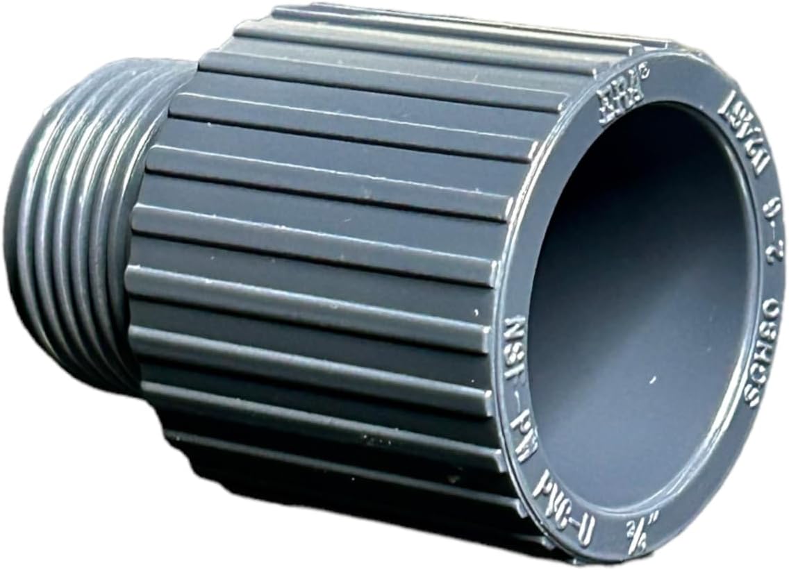 ERA Male Adapter SCH80 PVC 5 Pack
