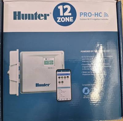 Hunter Pro-HC PHC-1200 12-Station WiFi Irrigation Controller – Hydrawise Smart Outdoor