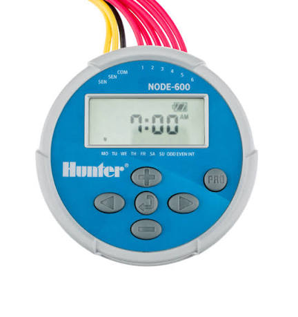 Hunter NODE 6-Station Irrigation Controller – Battery Operated (NODE600)